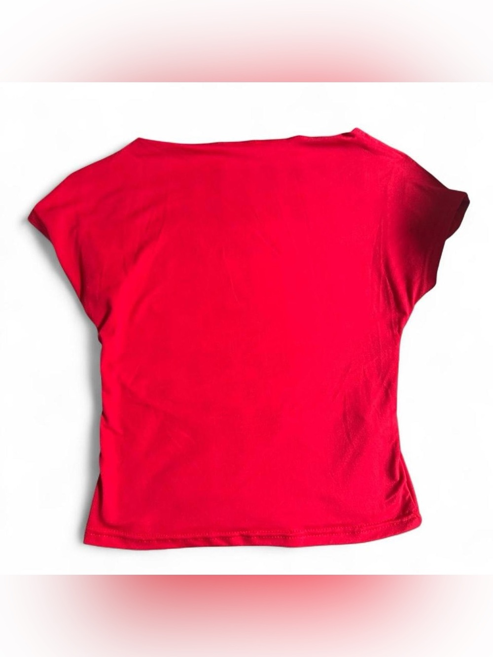 Red Backless Top